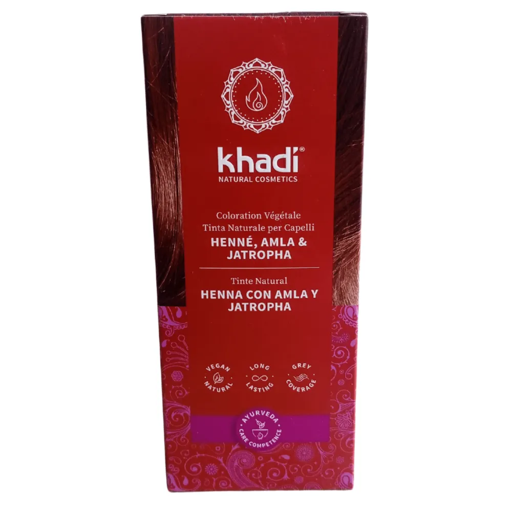 Khadi Henna Bio Con Amla and Jatropha 100g Khadi Henna Bio Con Amla and Jatropha 100g